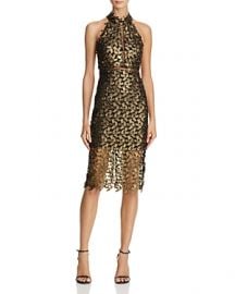 Bardot Gemma Metallic Lace Dress  at Bloomingdales